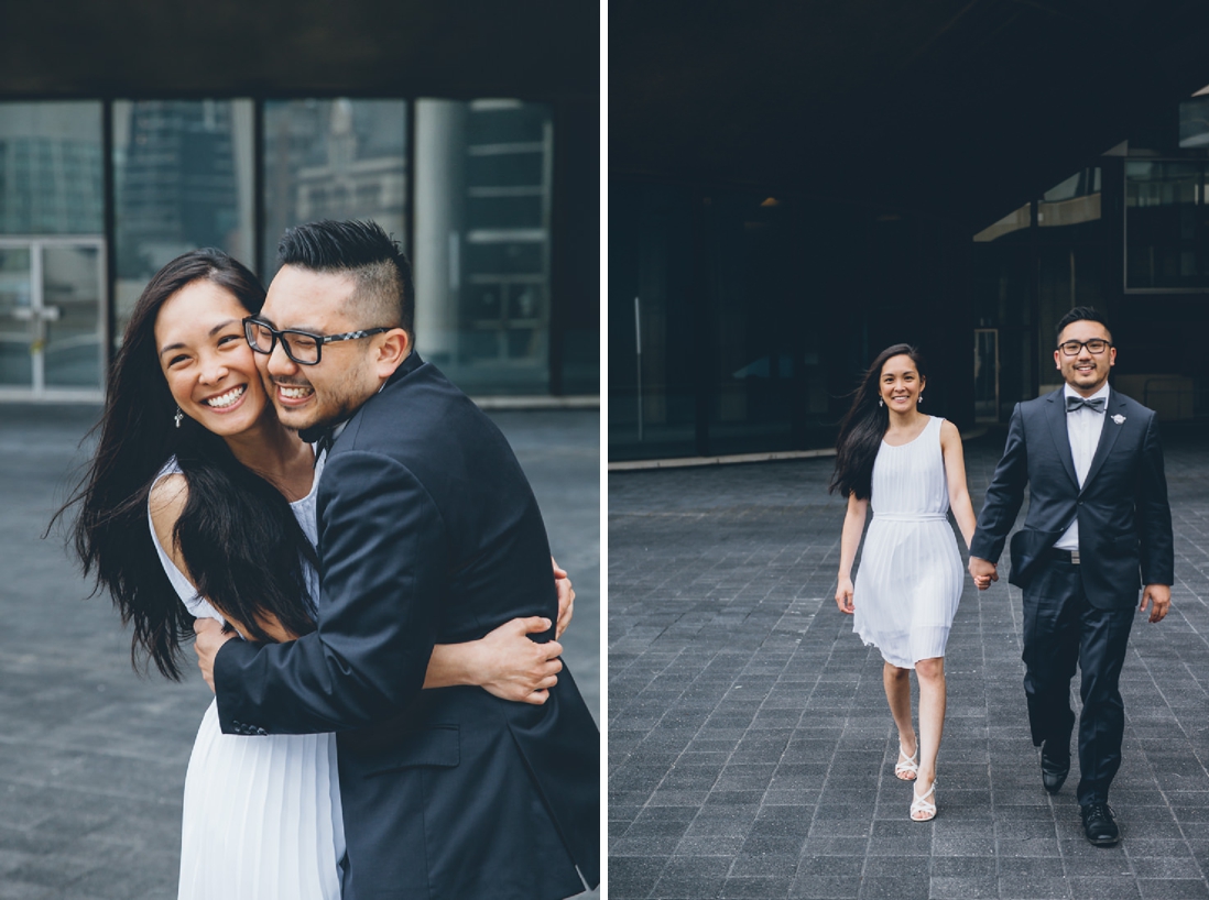 Bride & Groom portraits | Toronto City Hall Podium | Toronto City Hall Wedding | EIGHTYFIFTH STREET PHOTOGRAPHY