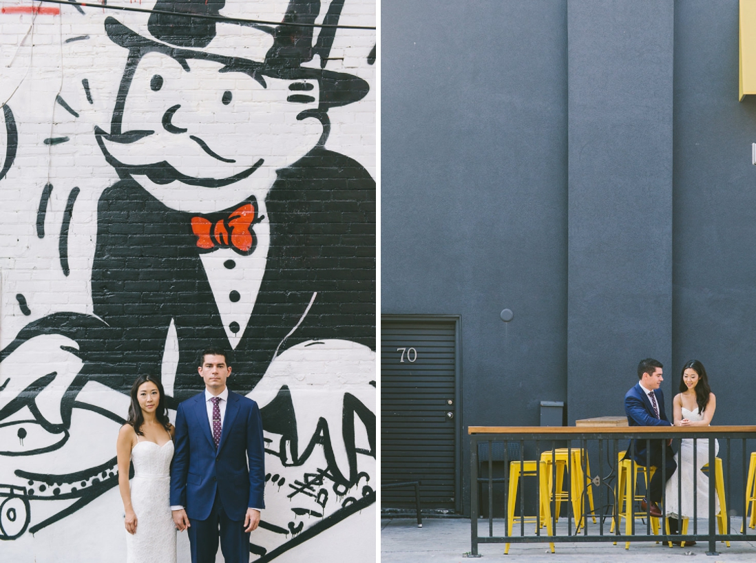 King St Bride & Groom portraits | Spoke Club Wedding Toronto | EightyFifth Street Photography