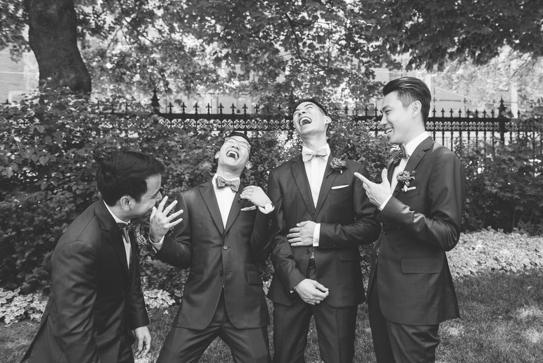 Groomsmen goofing off | Osgoode Hall Wedding, Toronto | EIGHTYFIFTH STREET PHOTOGRAPHY